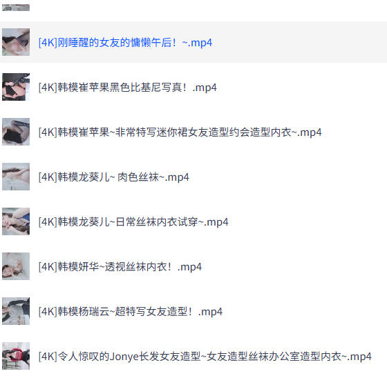 内衣丝袜换衣 写真 合集极致4K